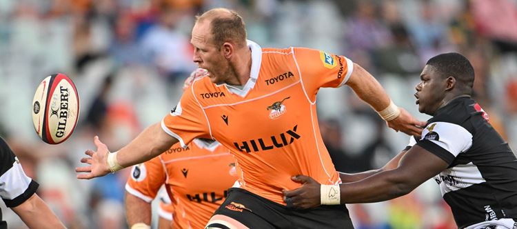 Carl Wegner celebrates 100 caps for the Toyota Cheetahs