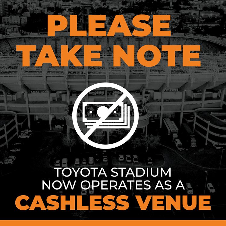 Toyota Stadium Cashless