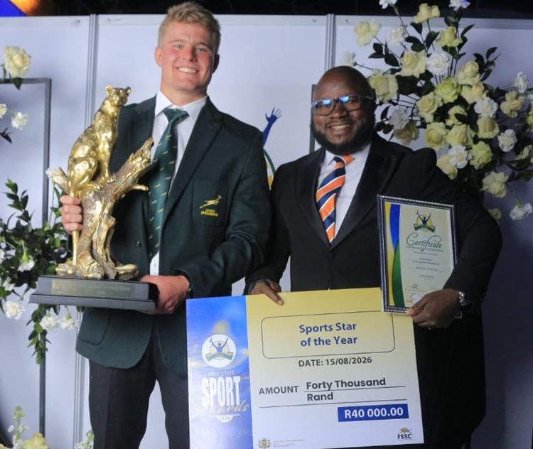 Double honours for Erich Visser!