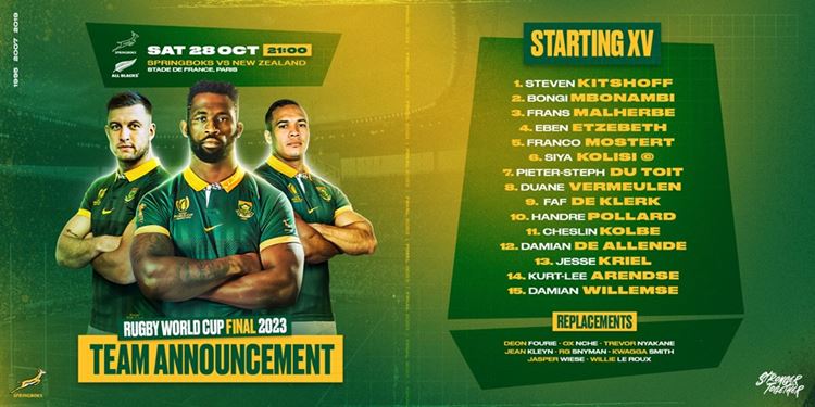Nienaber recalls record-breaking 2019 RWC final halfback duo for NZ showdown