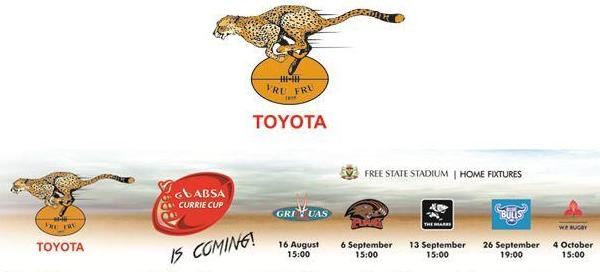 Ses Toyota Vrystaat Cheetahs in Bok-groep